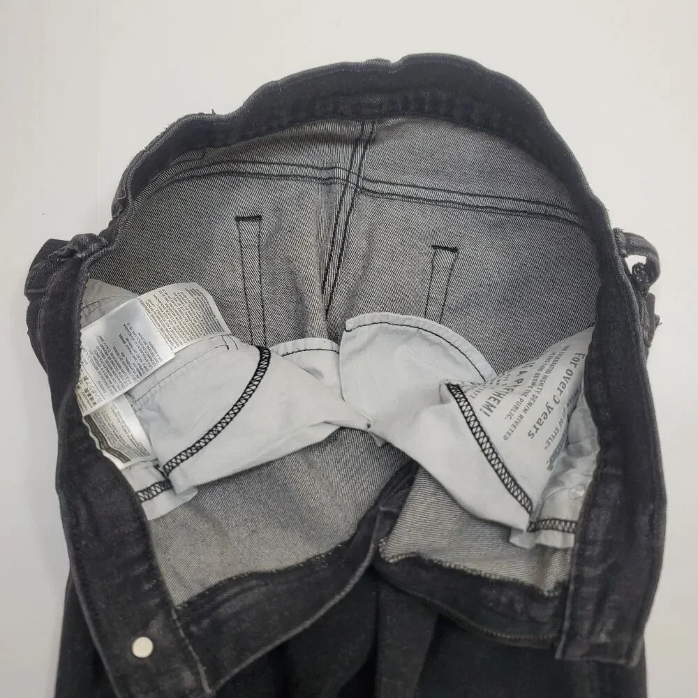 Levis Strauss 510 Black Jeans Mens 30x30 (30x26.5 Actual) SKINNY Denim Stretch - Picture 6 of 16